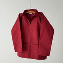 Vintage British Workwear ‘Monument’ Fisherman Red Smock Utility Jacket