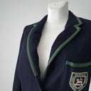 1950s England ‘Fairfield’ High School Women’s Wool Blazer Jacket