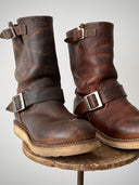 Red Wing 2971 USA Engineer Brown Faded Leather Boots