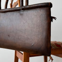 Antique 1900s German Butcher Knife Leather Tote Bag