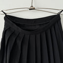 Prada Wool Blend Pleated Midi Wrap Skirt