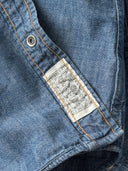 Vintage RRL Ralph Lauren Indigo Chambray Western Button Shirt