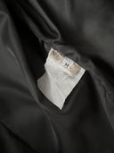 RAF by Raf Simons Three Button Black Wool Chester Coat