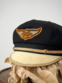 1950s Vintage Harley Davidson Riders Captains Hat