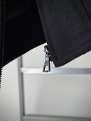 A.P.C. Rue Madame Paris ‘Mathieu’ Black Wool Bomber Jacket