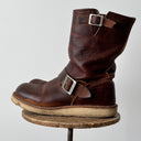 Red Wing 2971 USA Engineer Brown Faded Leather Boots