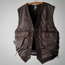 Vintage 90s Harley-Davidson European Patches Leather Vest