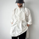 1910s Antique Edwardian Tuxedo Formal White Dress Shirt