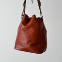 90s Vintage Louis Vuitton 1994 Epi Petit Noe Leather Bucket Bag Burgundy