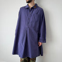 1950s Swiss Workwear Railway Smock Long Jacket
