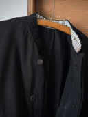 Antique ≈1920s French ‘Solide’ Buttons Black Cassock Jacket