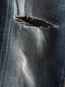 Levi’s 511 Distressed Selvedge Slim Blue Jeans Pants