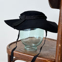 1940s Vintage ‘Croys Keys’ Women’s Black Wool Hat