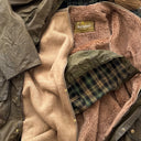 1970s Vintage Barbour Gamefair Waxed Jacket With Lined / Hooded