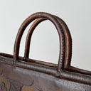 Antique 1900s German Butcher Knife Leather Tote Bag