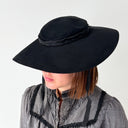 1940s Vintage ‘Croys Keys’ Women’s Black Wool Hat