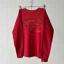 1970s Vintage DC Comics Superman Made in USA Promo Red Sweatshirt