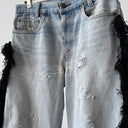 1970s Vintage Levi’s 717 0617 USA Hippie Fringe Jeans Pants