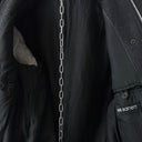 Neil Barrett Double Breasted Gray Wool Pea Coat