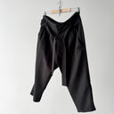 K Garçon Deux Women’s Japan Black Belted Cropped Trousers