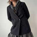 Jenni Kayne ‘Jones’ Women’s Double Breasted Black Blazer