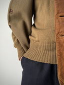 1940s WW2 Era British Army Leather Jerkin Gilet
