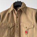 Vintage Original 1940s WW2 British Boy Scouts ‘Bukta’ Button Short Sleeve Shirt