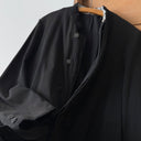 Antique ≈1920s French ‘Solide’ Buttons Black Cassock Jacket