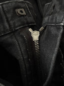 Balmain Paris Black Biker Jeans Pants