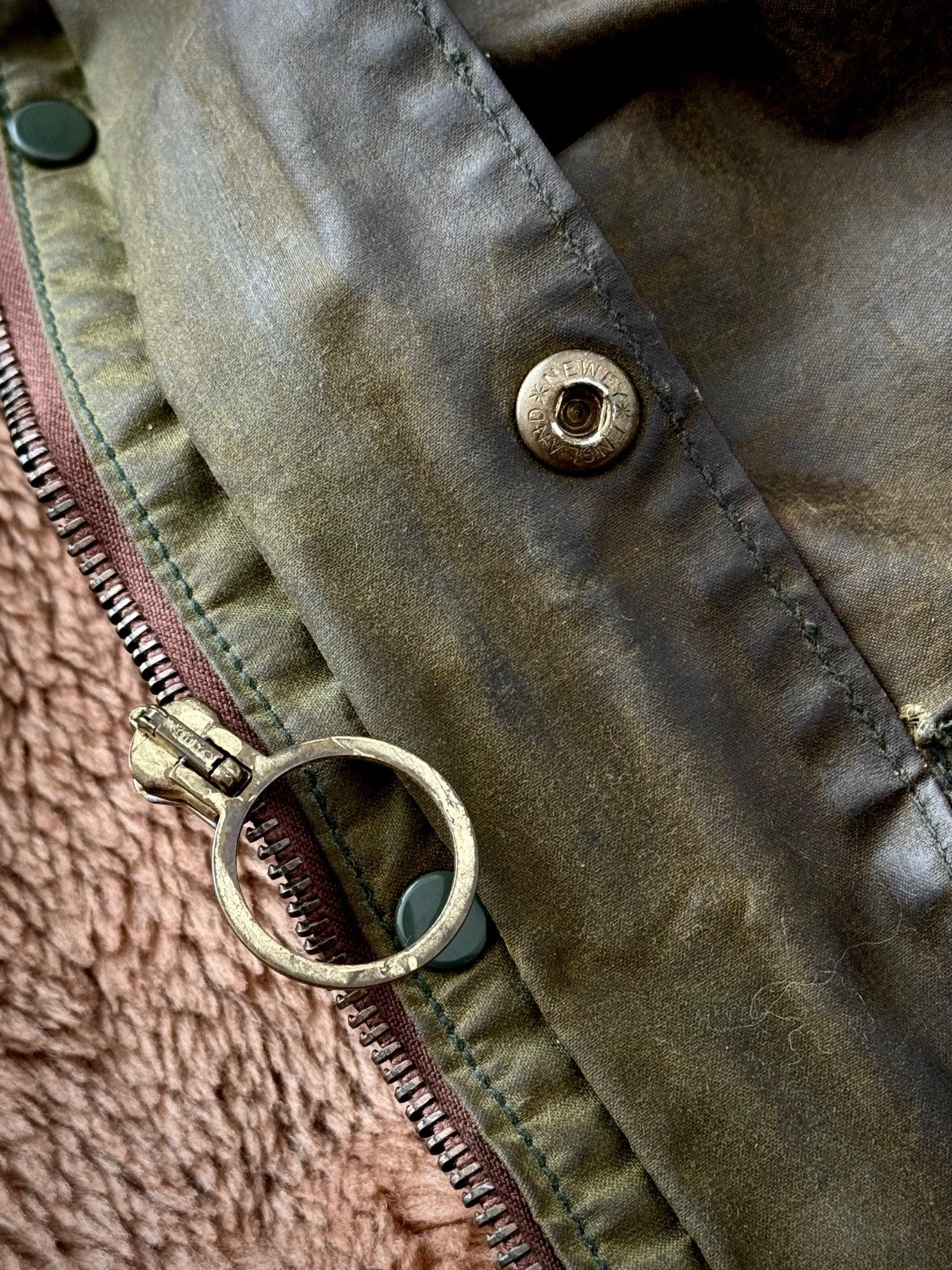 1970s Vintage Barbour Gamefair Waxed Jacket With Lined / Hooded