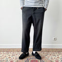 1940s European Buckle Back Suspender Trousers