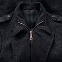Neil Barrett Double Breasted Gray Wool Pea Coat