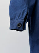 1950s Vintage French Workwear Railway Long Smock Chore Jacket