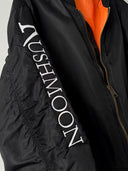 Vintage 00s Rushmoon Metal Band MA-1 Flyer's Reversible Bomber Jacket