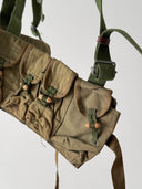 1970s Vintage Chinese Style Hunting Shooting Ammo Khaki Belt-Bag