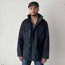 Polo Ralph Lauren M65 Combat Utility Navy Jacket Military Size M/L