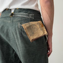 Antique ≈1900s F. Missler Bremen Steamship Canvas Boat Ticket Pouch