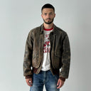 1970s USAF A-2 Leonhard Meerbusch Flying Leather Brown Faded Jacket