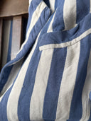 1930s French Women’s Bespoke Short Sleeve Striped Blazer