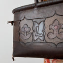 Antique 1900s German Butcher Knife Leather Tote Bag