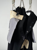 1920s European Tailored Black Wool Trousers