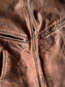 1960s Soviet Pilot 'Shevretka' Leather Jacket