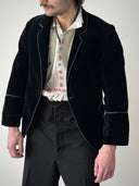 Early 20th Century Velvet Smoking Jacket