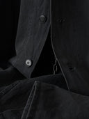 1960s French Workwear Atelier Black Coat