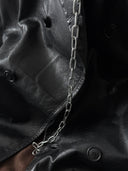 1960s Swiss Army 'Le Belier' Leather Trench Coat