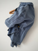 1960s Swiss Army Work Metal Button Faded Chore Jacket