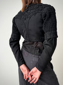 Antique Edwardian Women's Floral Blouse Corset