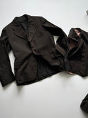 1930s German Workwear Three Piece Brown Suit