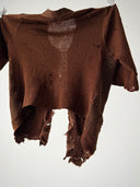 1930s German Thrashed Wool Knit Cardigan
