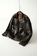 1960s Soviet Pilot 'Shevretka' Leather Jacket